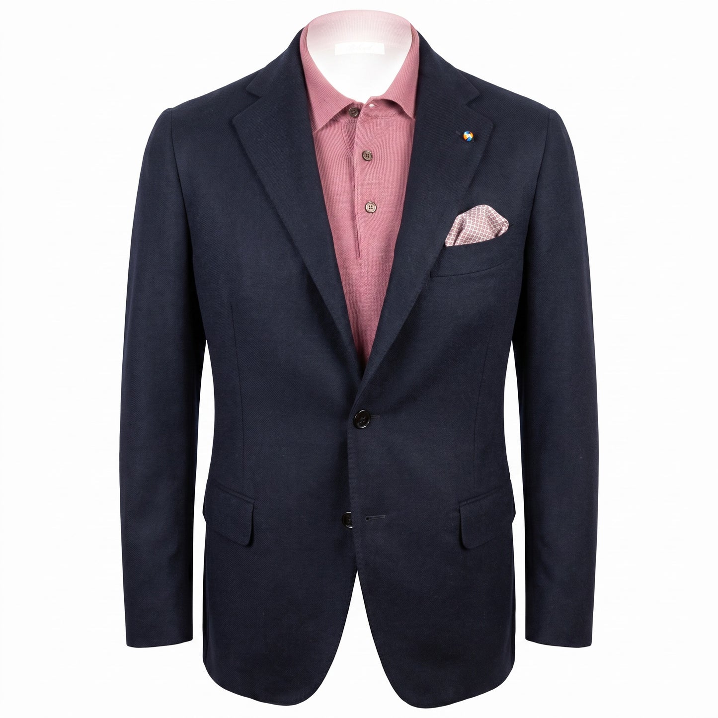 Belvest "Jacket in the Box" 100% Cashmere Sport Coat in Navy