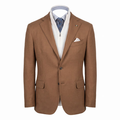 Belvest "Jacket in the Box" Wool & Cashmere Sport Coat in Camel
