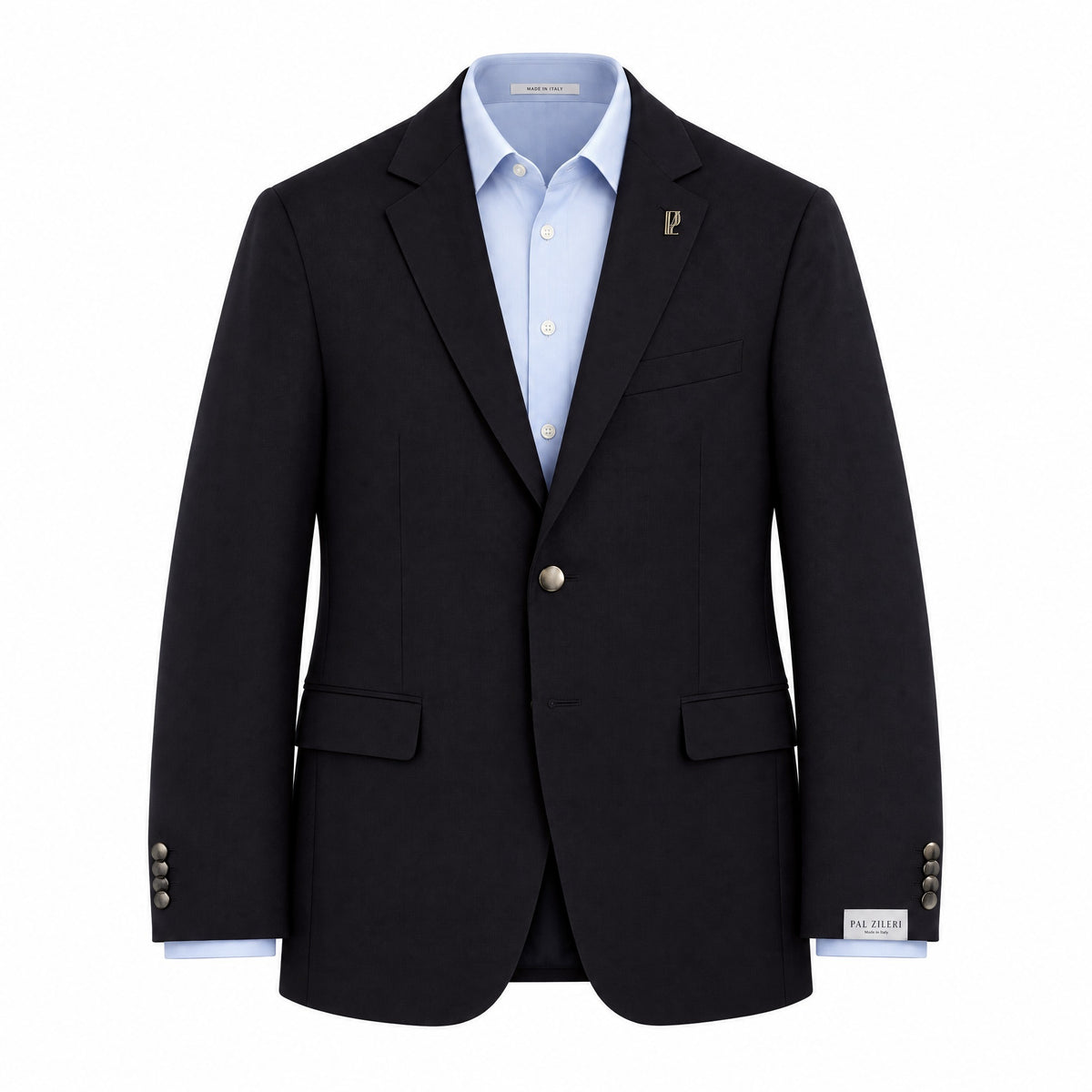 Pal Zileri Pure Wool Travel Key Model Blazer in Navy Blue
