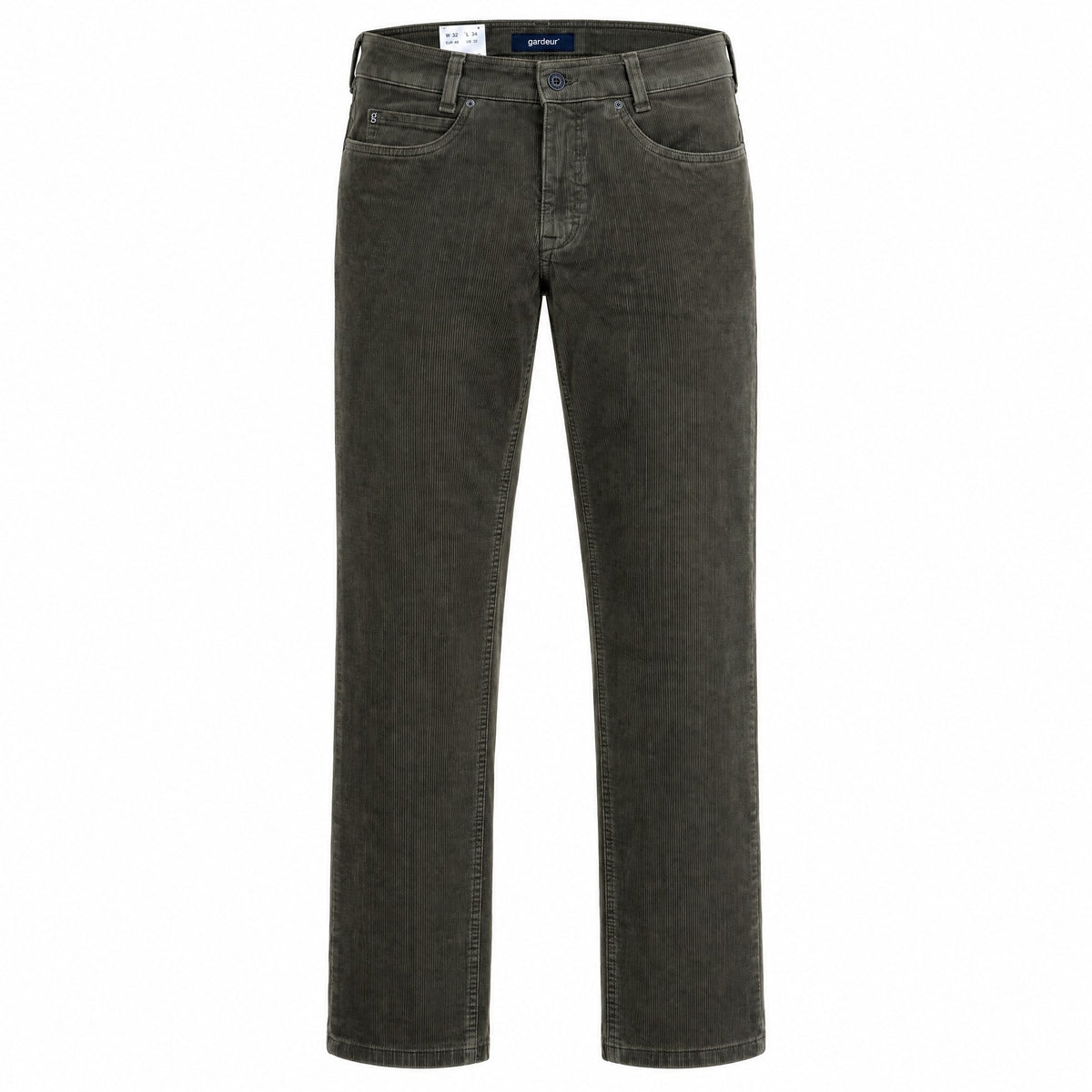 Gardeur Bill-3 Corduroy Pants – Olive