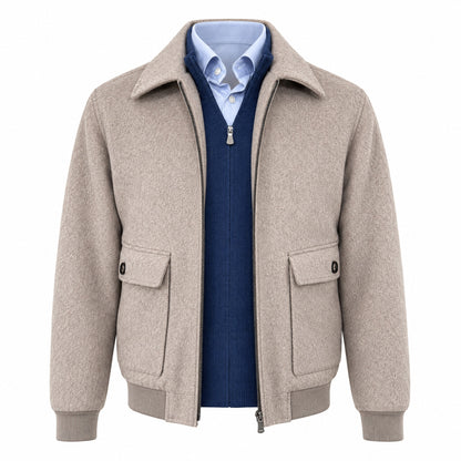 Pal Zileri Casual Wool Jacket in Light Beige