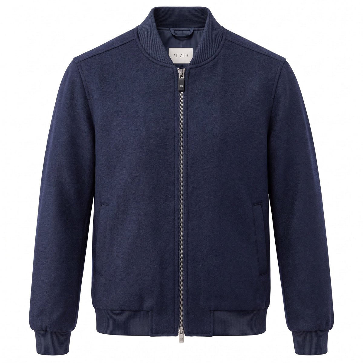 Pal Zileri Water-Repellent Stretch Wool Bomber Blouson in Navy