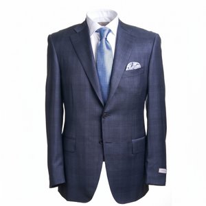Canali Suit in Siena Model -Blue Glen Plaid