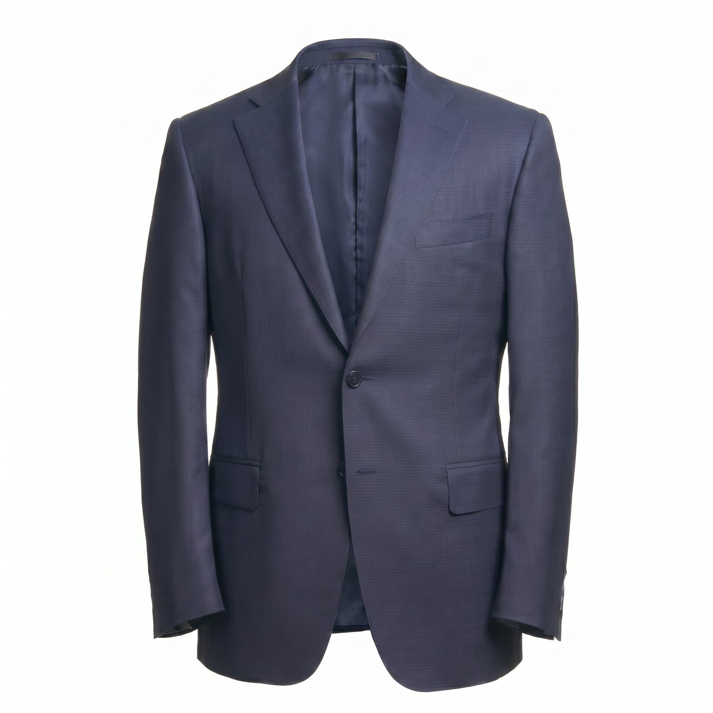 Canali 100% Wool Siena Model Suit in Dark Navy