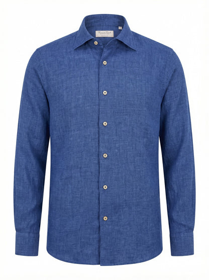 Stenstroms Linen Shirt In Dark blue