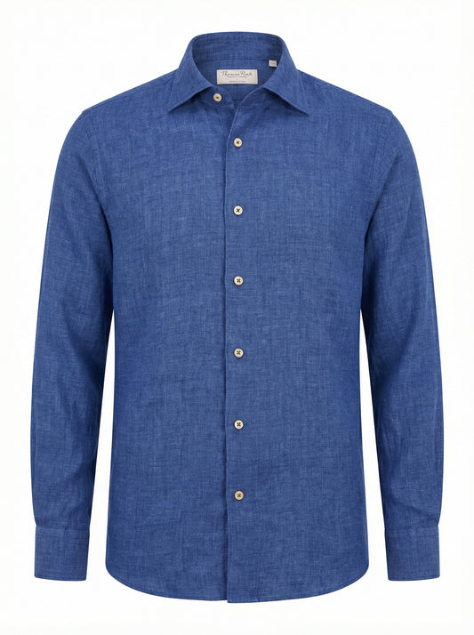 Stenstroms Linen Shirt In Dark blue