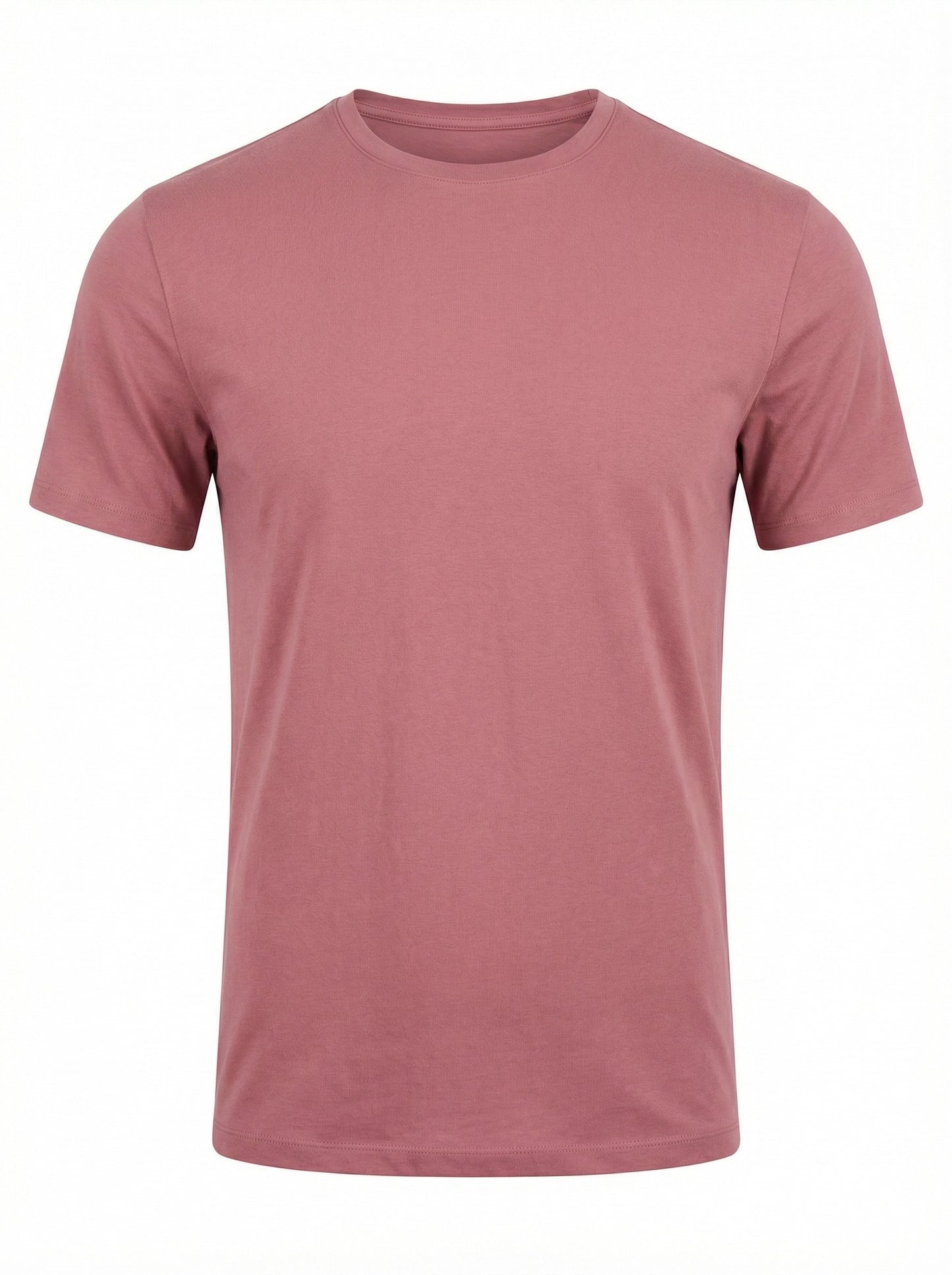 Patrick Assaraf Crew SS T-Shirt in Rose