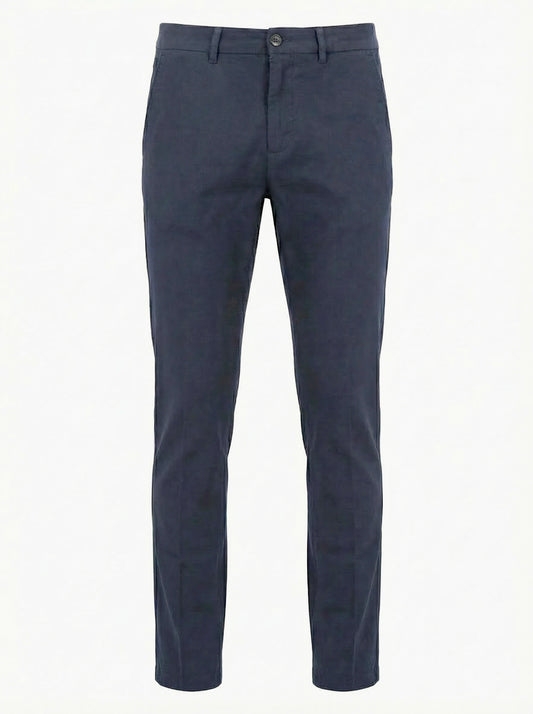 Teleria Zed Boston Model Chino in Navy