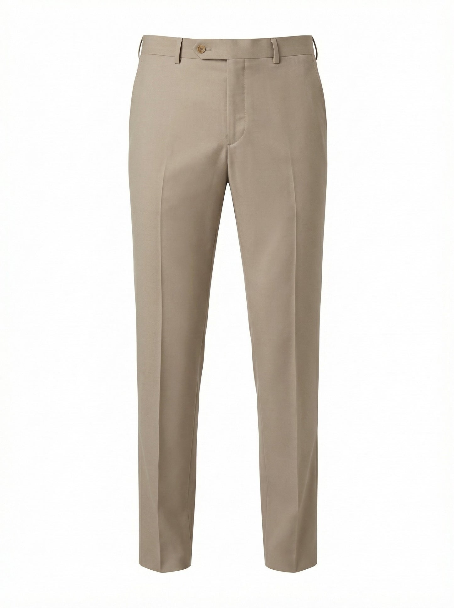 Belvest Super 120s Wool Dress Pants in Tan