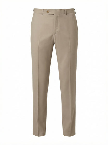 Belvest Super 120s Wool Dress Pants in Tan