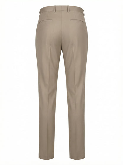 Belvest Super 120s Wool Dress Pants in Tan