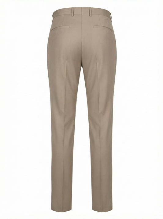 Belvest Super 120s Wool Dress Pants in Tan