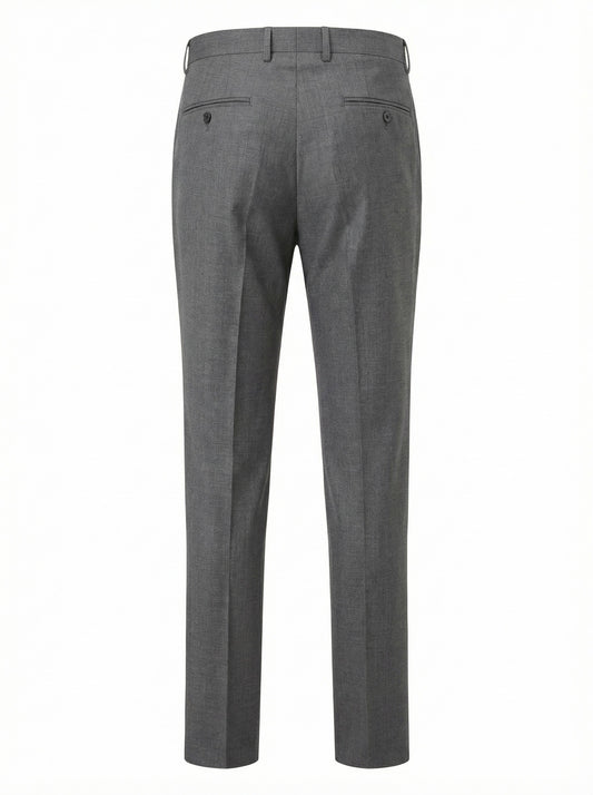 Belvest Super 120s Wool Dress Pants in Light Gray