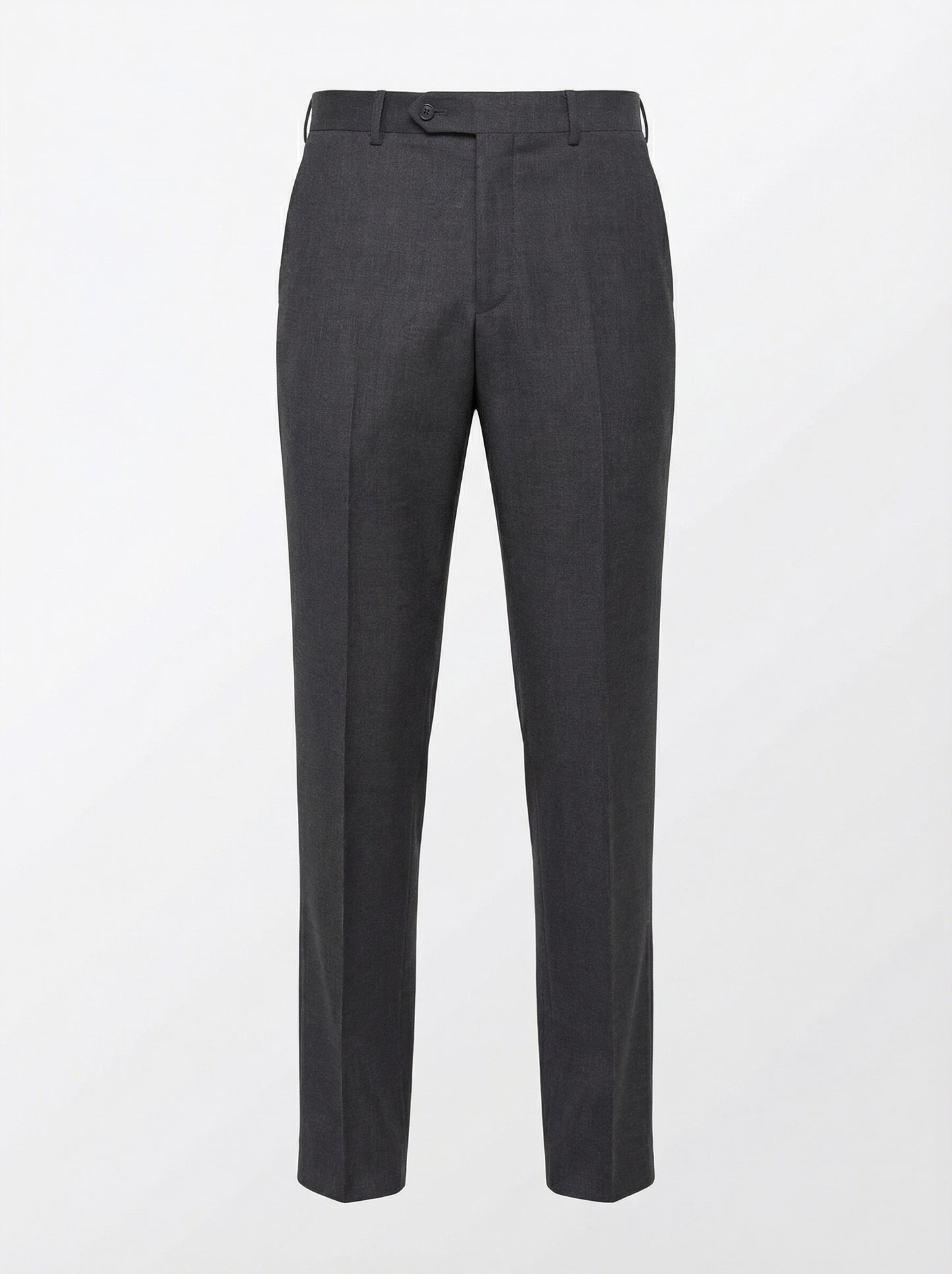 Belvest Super 120s Wool Dress Pants in Charcoal Gray