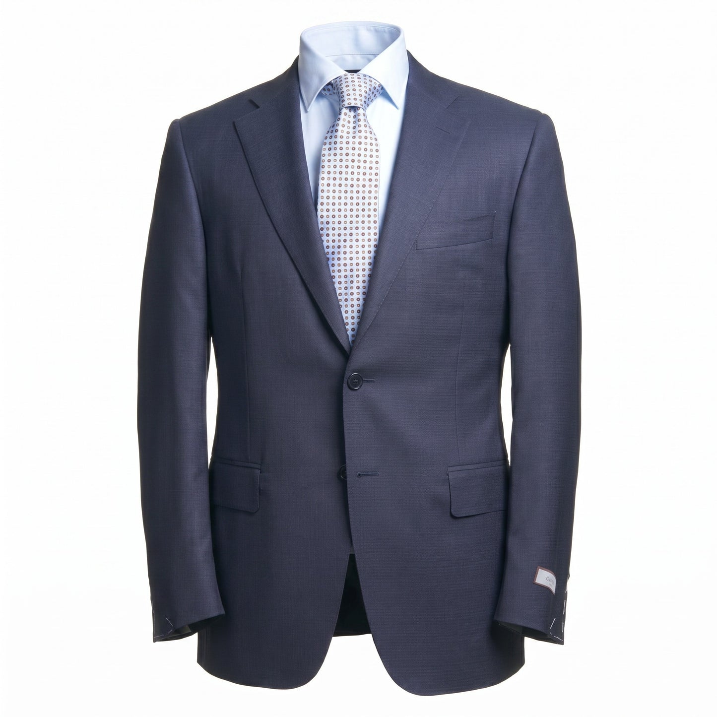 Canali 100% Wool Siena Model Suit in Dark Navy