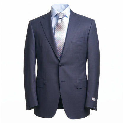 Canali 100% Wool Siena Model Suit in Dark Navy