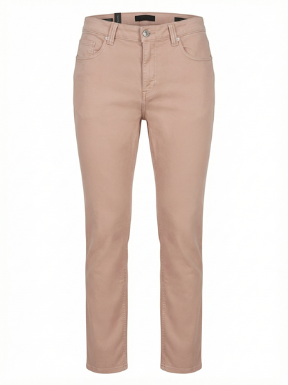 Alberto Jeans Pipe Super Stretch Denim in Dark Rose