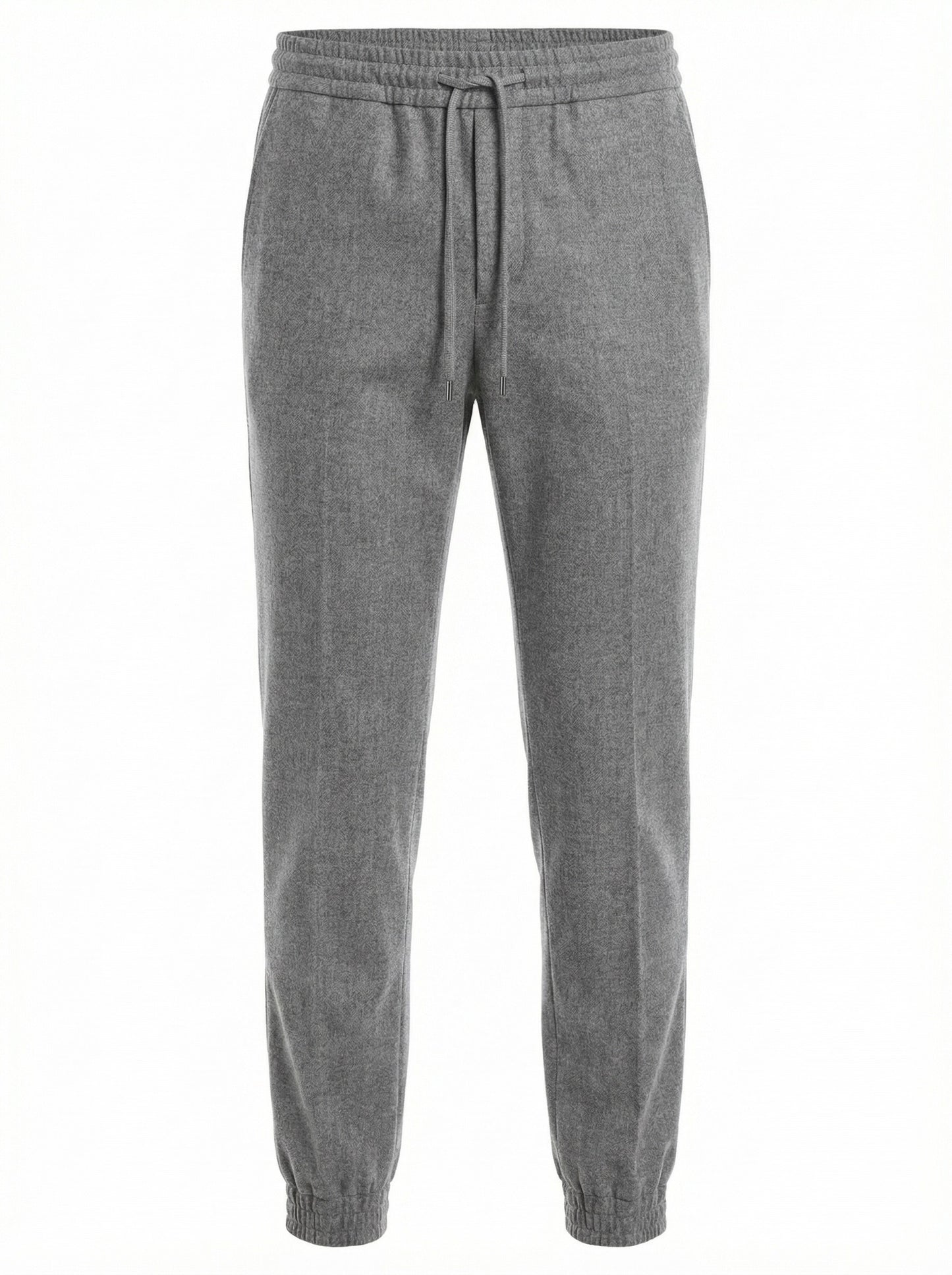 Fradi Piqué Jersey Jogger Pants in Light Gray