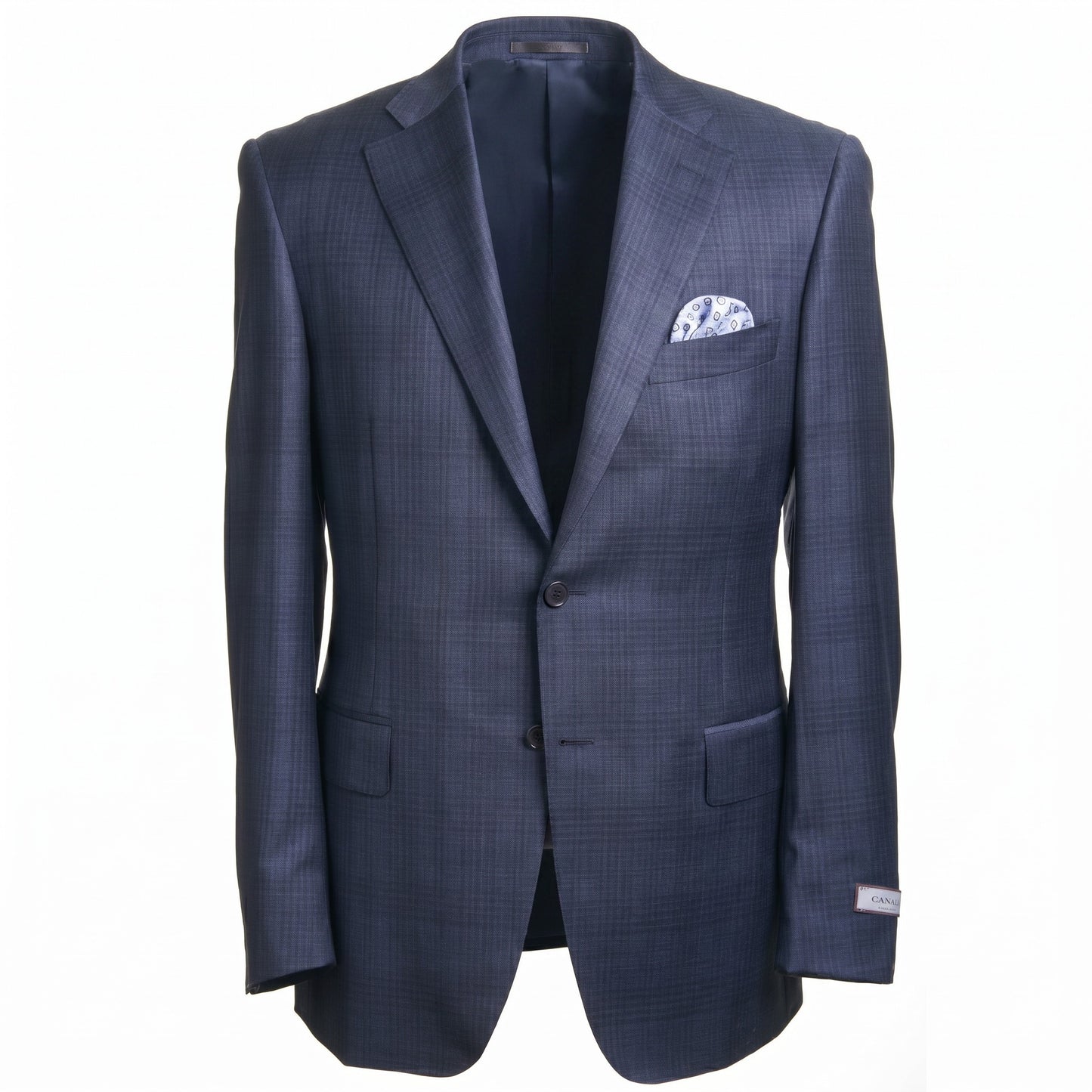 Canali Suit in Siena Model -Blue Glen Plaid