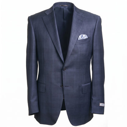 Canali Suit in Siena Model -Blue Glen Plaid
