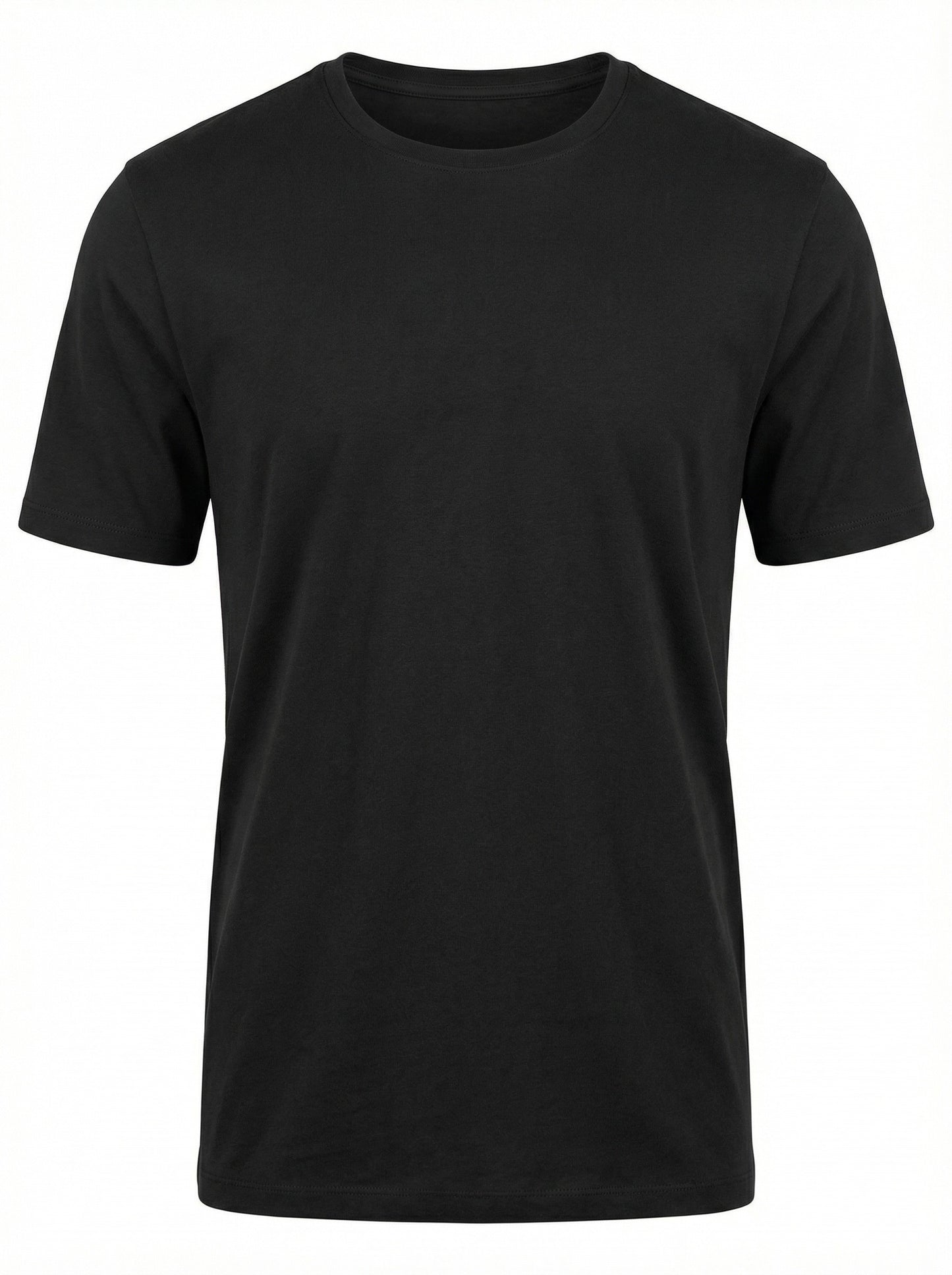 Patrick Assaraf Crew SS T-Shirt in Black