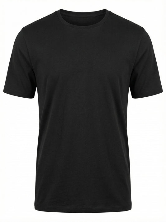 Patrick Assaraf Crew SS T-Shirt in Black