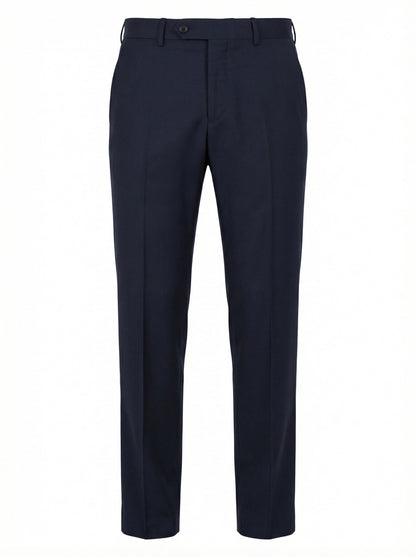Belvest Super 120s Wool Dress Pants in Navy