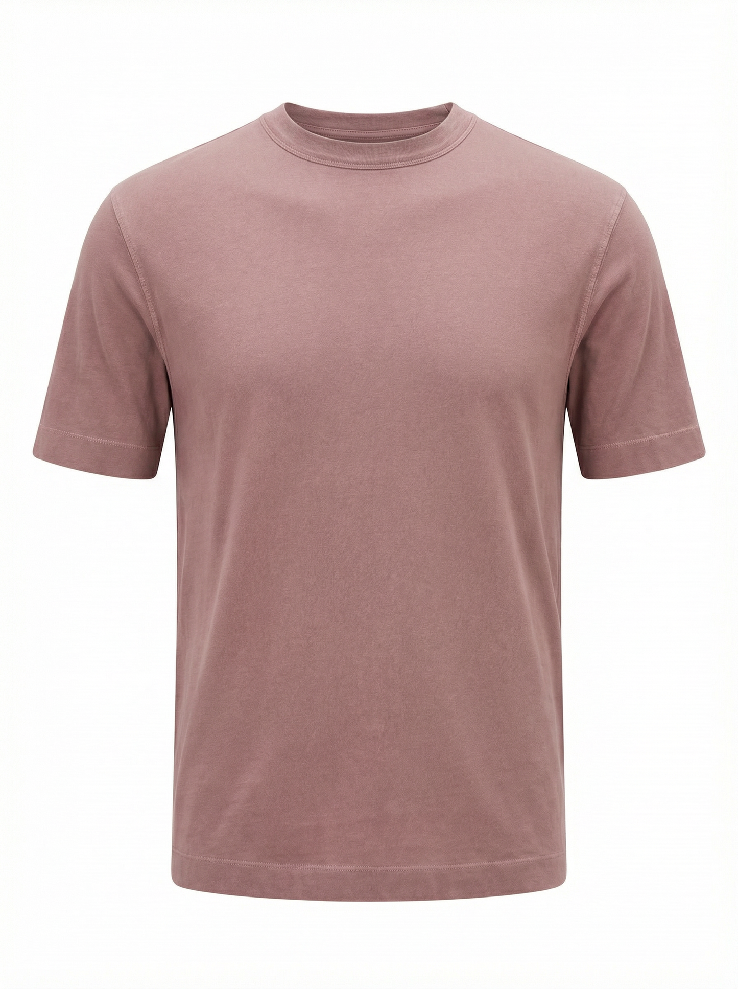 DANIELE FIESOLI Crew Neck T-Shirt in Mauve