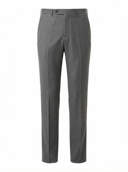 Belvest Super 120s Wool Dress Pants in Light Gray