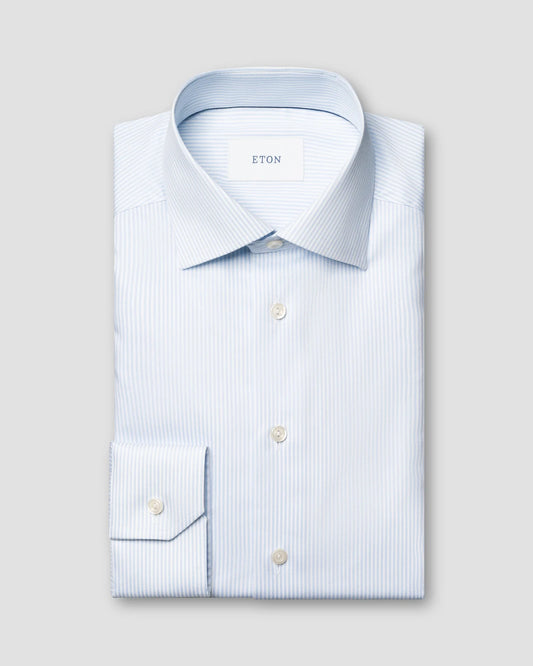 Eton Striped Cotton TENCEL™ Lyocell Shirt