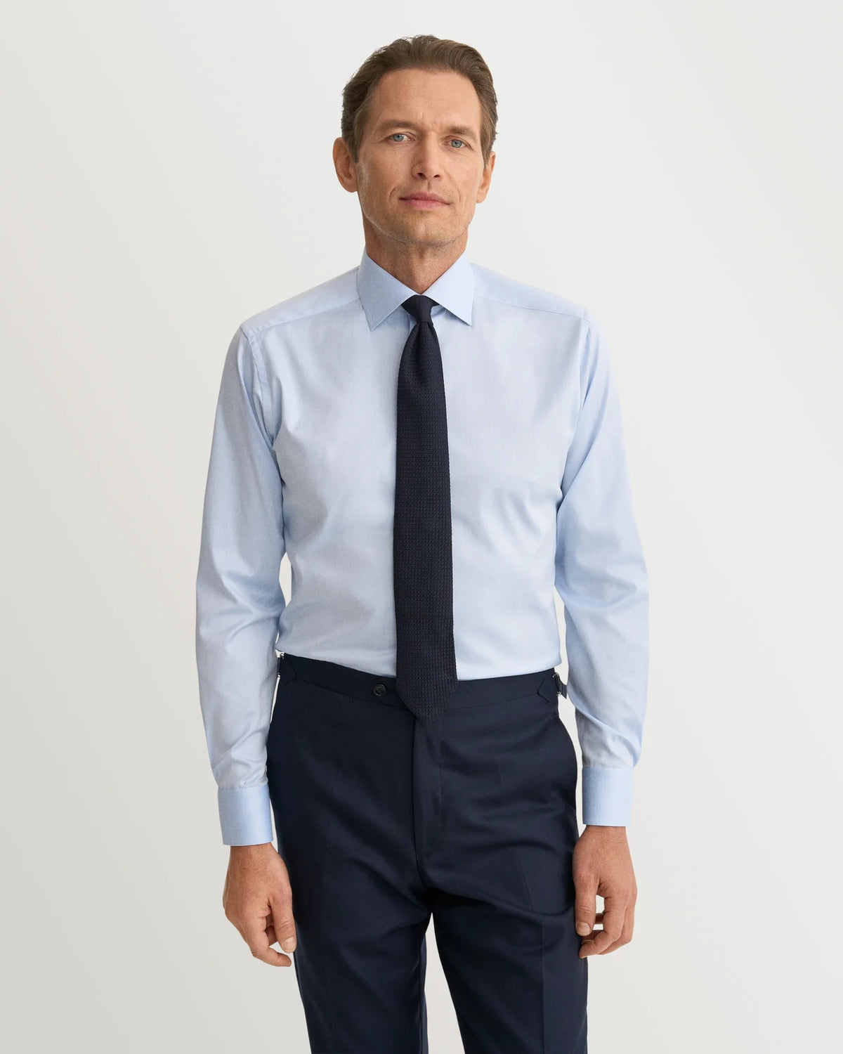 Eton Signature Twill Dress Shirt in-Light Blue