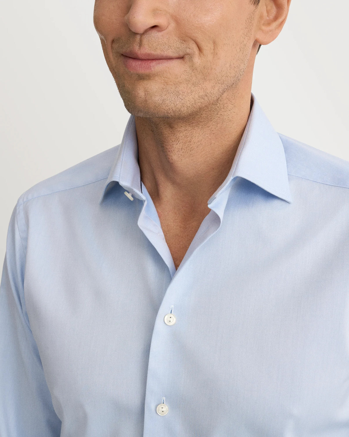 Eton Signature Twill Dress Shirt in-Light Blue