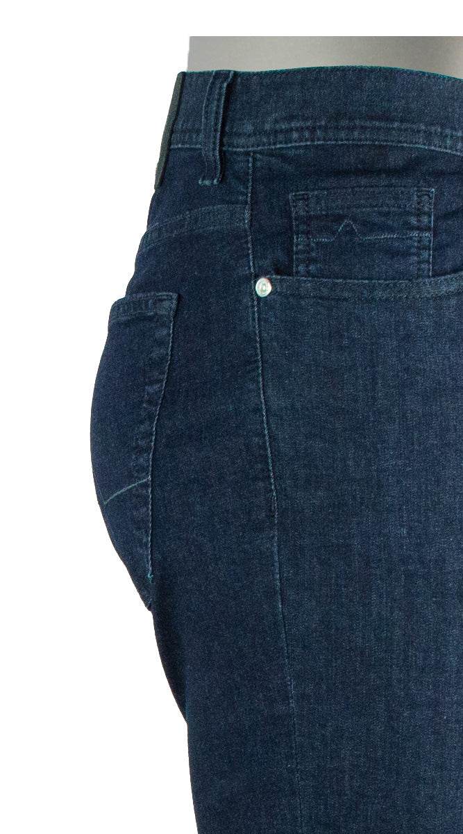 Alberto Jeans Pipe Regular Fit Light Weight Business Jean- Indigo