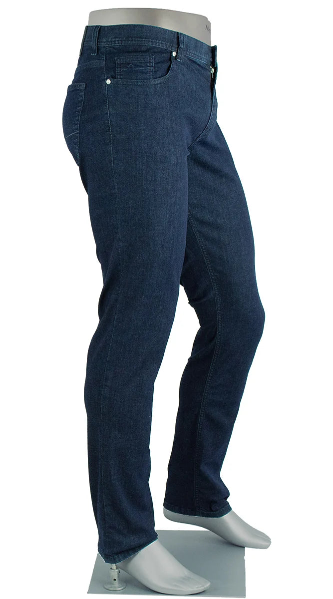 Alberto Jeans Pipe Regular Fit Light Weight Business Jean- Indigo
