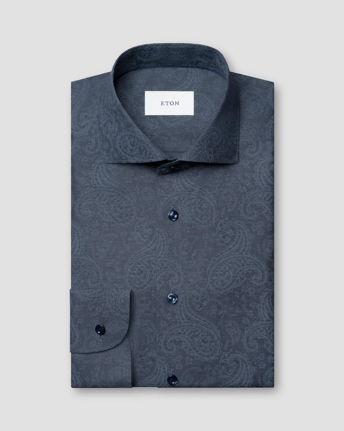 eton slim fit dress shirts Paisley Melangé Print Shirt In klasik modern gelinlik Women's White Chiffon Plunge this beautiful shirts combines Color:LEOPARD