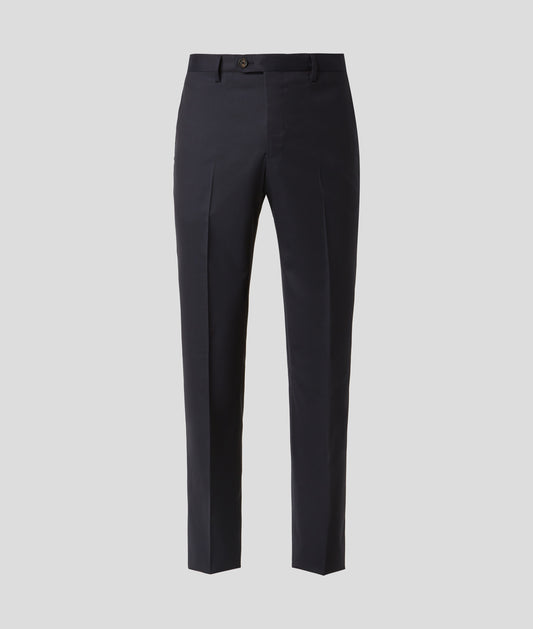 Pal Zileri 100% Wool Flat Front Dress Pants – Navy Blue