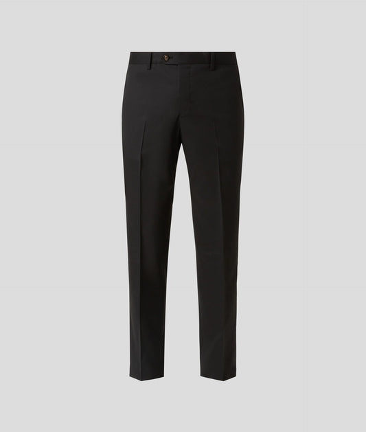 Pal Zileri 100% Wool Flat Front Dress Pants – Black