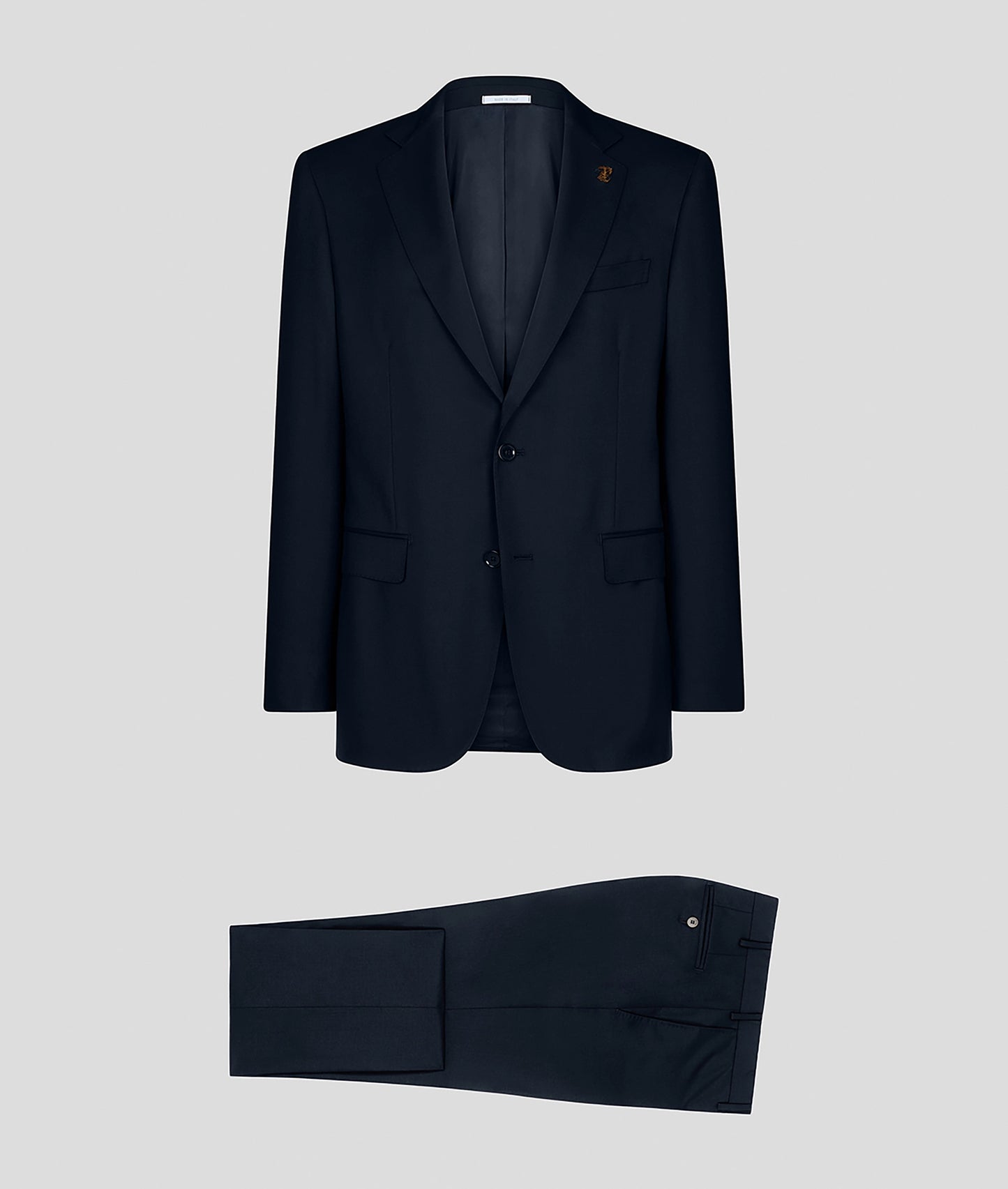 Pal Zileri Vicenza Model Suit (Z Model) Natural Comfort Wool Suit- Solid Navy Blue