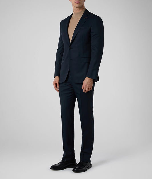 Pal Zileri Vicenza Model Suit (Z Model) Natural Comfort Wool Suit- Solid Navy Blue