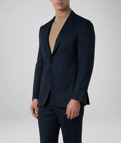 Pal Zileri Vicenza Model Suit (Z Model) Natural Comfort Wool Suit- Solid Navy Blue