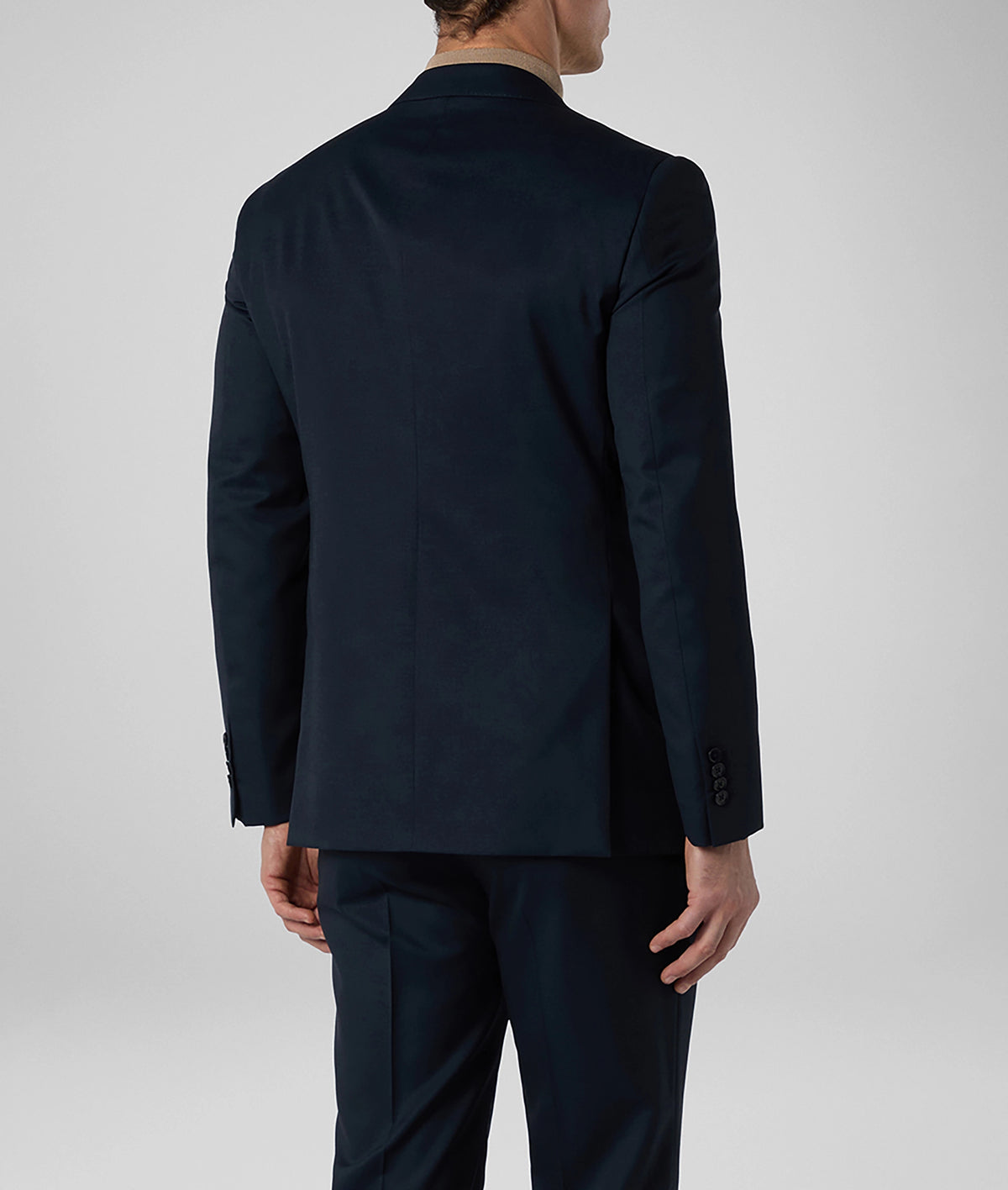 Pal Zileri Vicenza Model Suit (Z Model) Natural Comfort Wool Suit- Solid Navy Blue