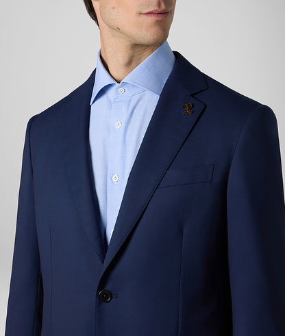Pal Zileri Natural Comfort Wool Suit – Solid Navy Blue