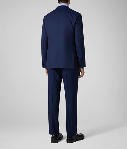Pal Zileri Natural Comfort Wool Suit – Solid Navy Blue
