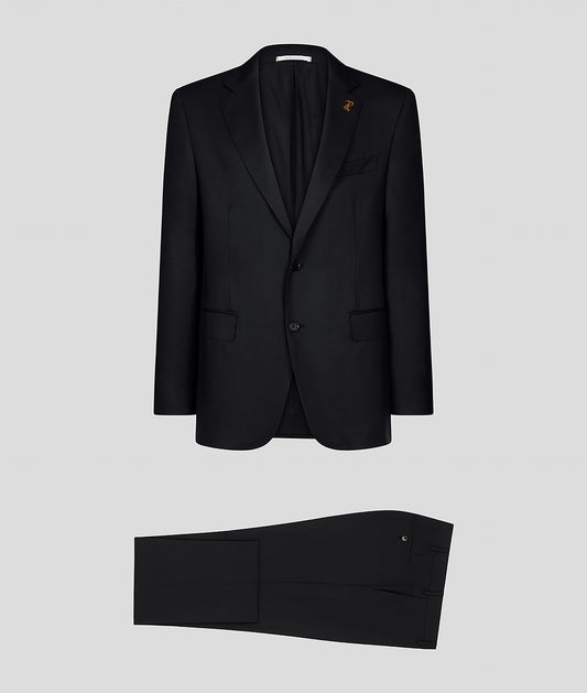 Pal Zileri Natural Comfort Wool Suit – Solid Black