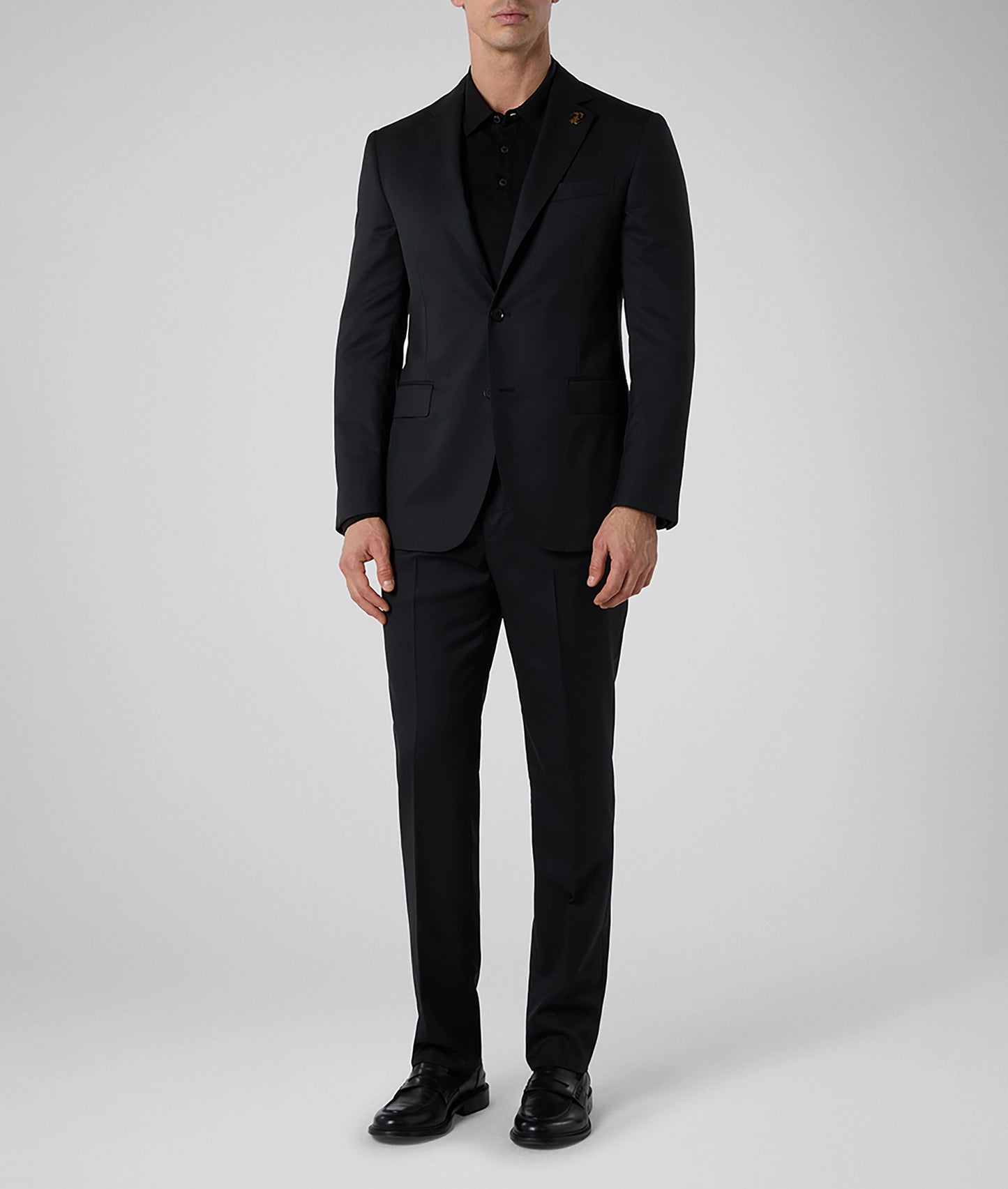 Pal Zileri Natural Comfort Wool Suit – Solid Black