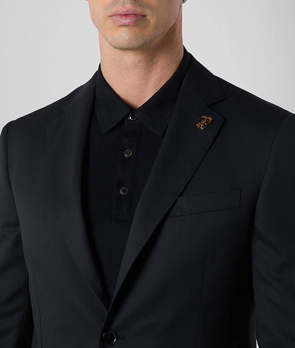 Pal Zileri Natural Comfort Wool Suit – Solid Black