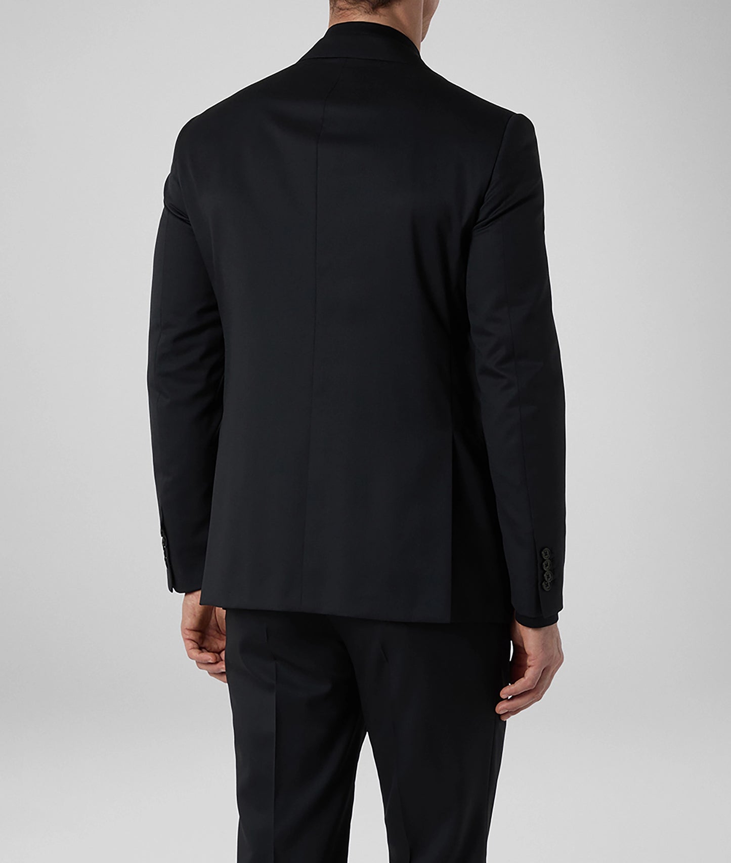 Pal Zileri Natural Comfort Wool Suit – Solid Black