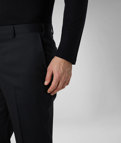 Pal Zileri Natural Comfort Wool Suit – Solid Black