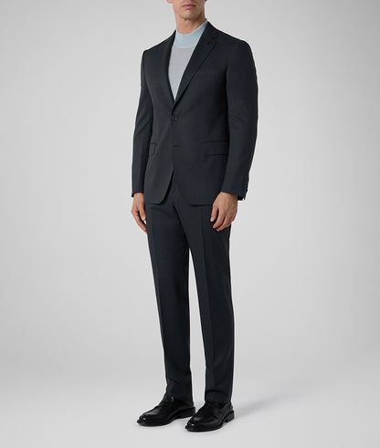 Pal Zileri Natural Comfort Wool Suit – Solid Charcoal Gray