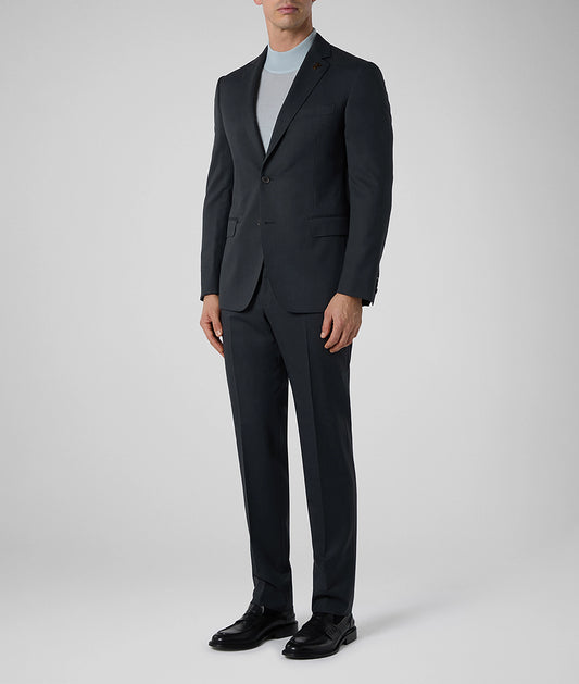 Pal Zileri Natural Comfort Wool Suit – Solid Charcoal Gray